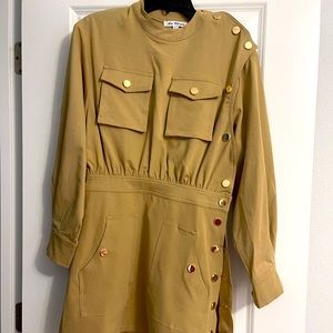 J Bolin Brand New Camel Button Jacket Dress✨✨